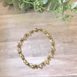 VTG Filigree and Glass Bead Choker